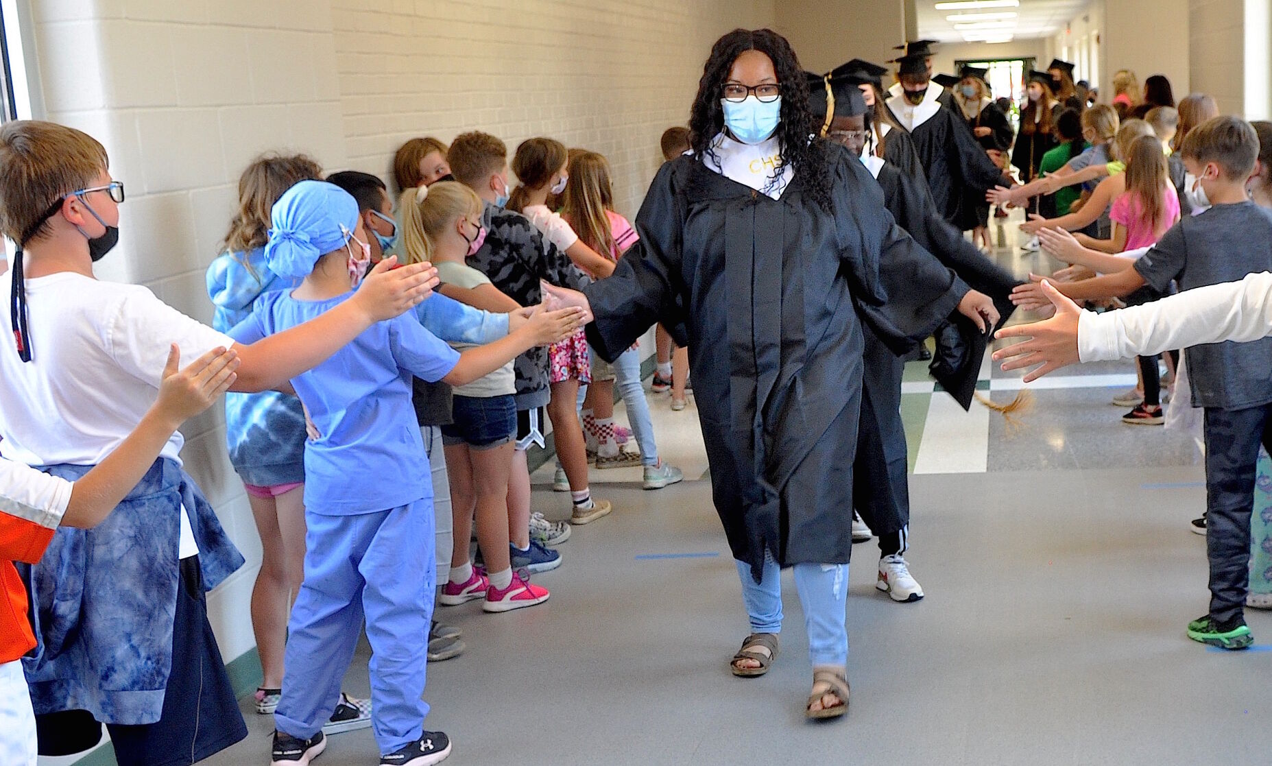 Seniors look forward to joining together for traditional commencement exercises as school year draws to a close